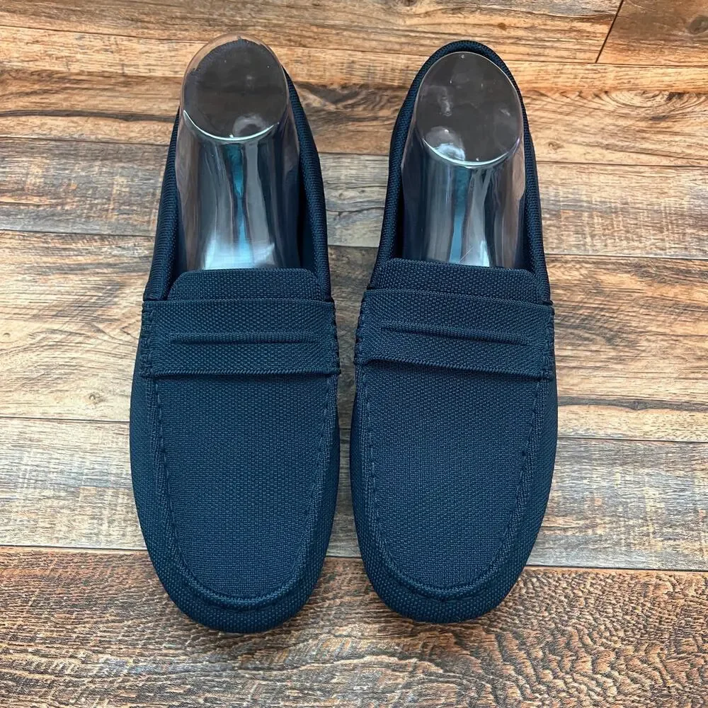Rothy's the Driving Loafer Navy Blue Men's 11 Shoe Washable